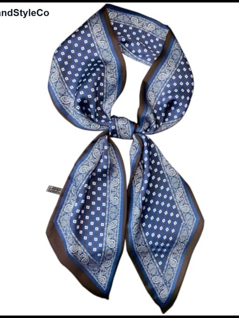 Long Silk Feel Satin Head Scarf Neck Scarf Hair Wrap